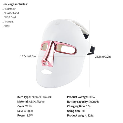 The Nyura™ Radiance LED Therapy Mask (7-in-1)